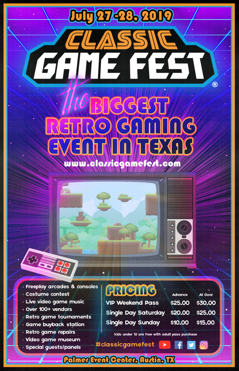 Poster Contest Winner Revealed Classic Game Fest