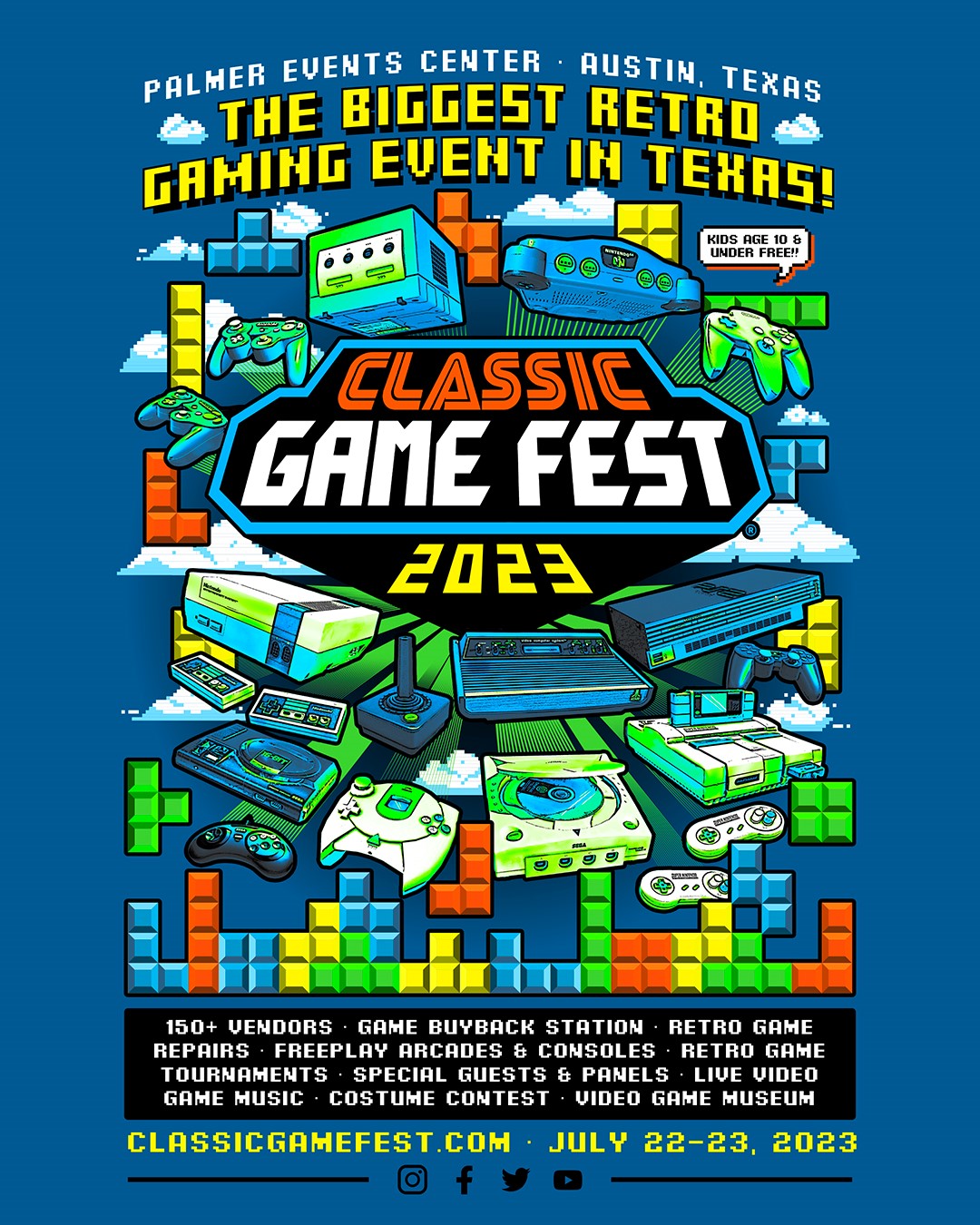 CGF 2023 Poster Revealed Classic Game Fest